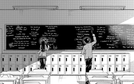 Komi Can't Communicate | Komi & Tadano at the chalkboard