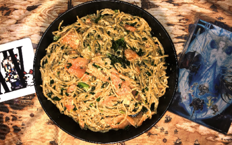 Cooking Eorzea | Creamy Salmon Pasta